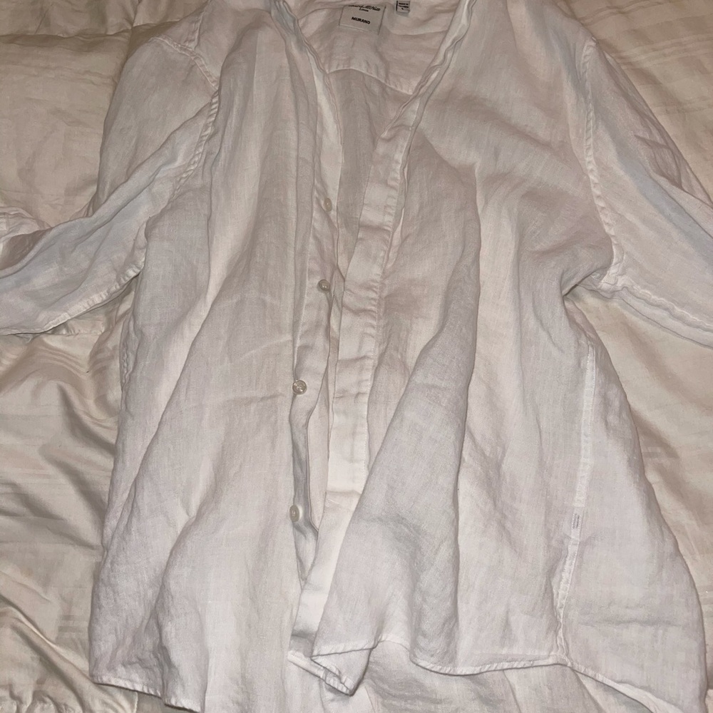 Gently used button down blouse